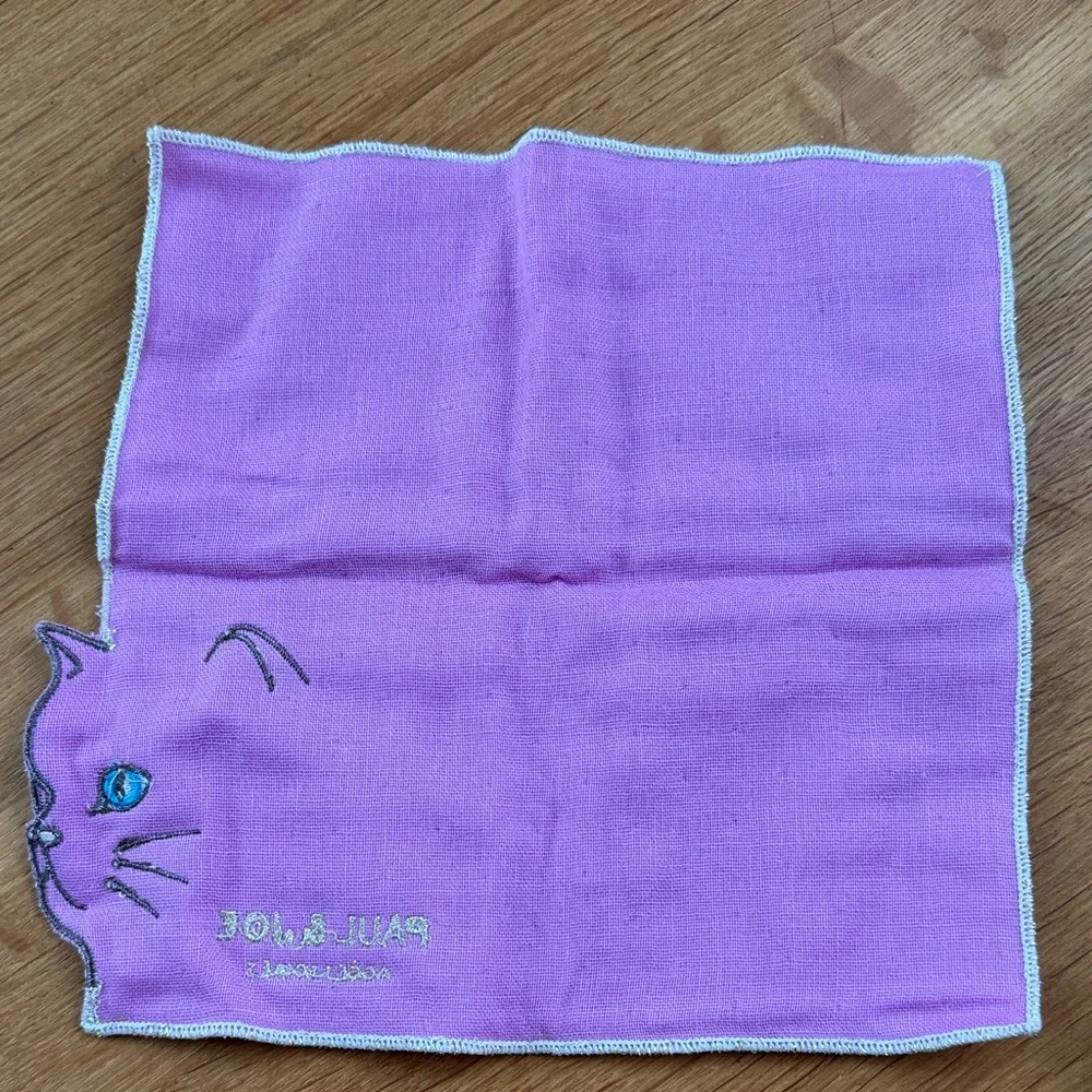 Paul & Joe handkerchief and Paul & Joe rouge, cat shaped lipstick treatment. - Picture 5 of 8